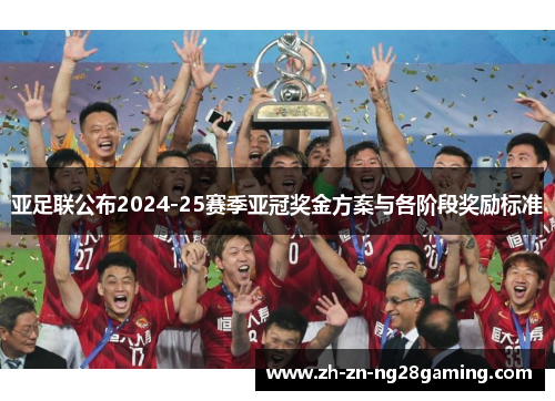 亚足联公布2024-25赛季亚冠奖金方案与各阶段奖励标准 亚足联公布2024-25赛季亚冠奖金方案与各阶段奖励标准
